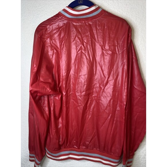 Vintage Pony Varsity Track Jacket Red Mens S 80s y2k 90s Hip Hop retro gorp - Picture 6 of 8